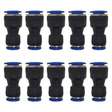 zjxed 10mm OD x 8mm OD Pneumatic quick Connector Push to Connect fittings Str...