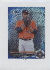 2017 Bowman Chrome Minis Prospects Blue Shimmer Refractor Francis Martes 11pj