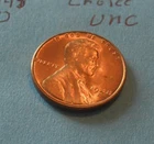 1948 D      LINCOLN WHEAT CENT   CHOICE BRILLIANT RED UNCIRCULATED  #2