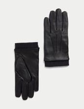 Marks & Spencer Mens Multi Coloured Leather Gloves - M&S