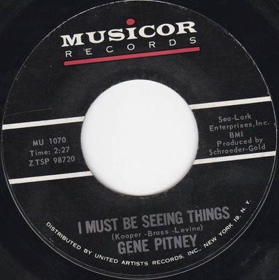 Gene Pitney - I Must Be Seeing Things / Marianne (7'') (Very Good Plus (VG+)) - 3