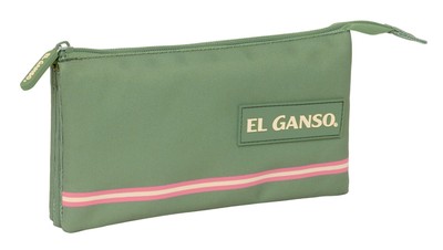 Triple Carry-All El Ganso Green 22 X 12 X 3 Cm NEW