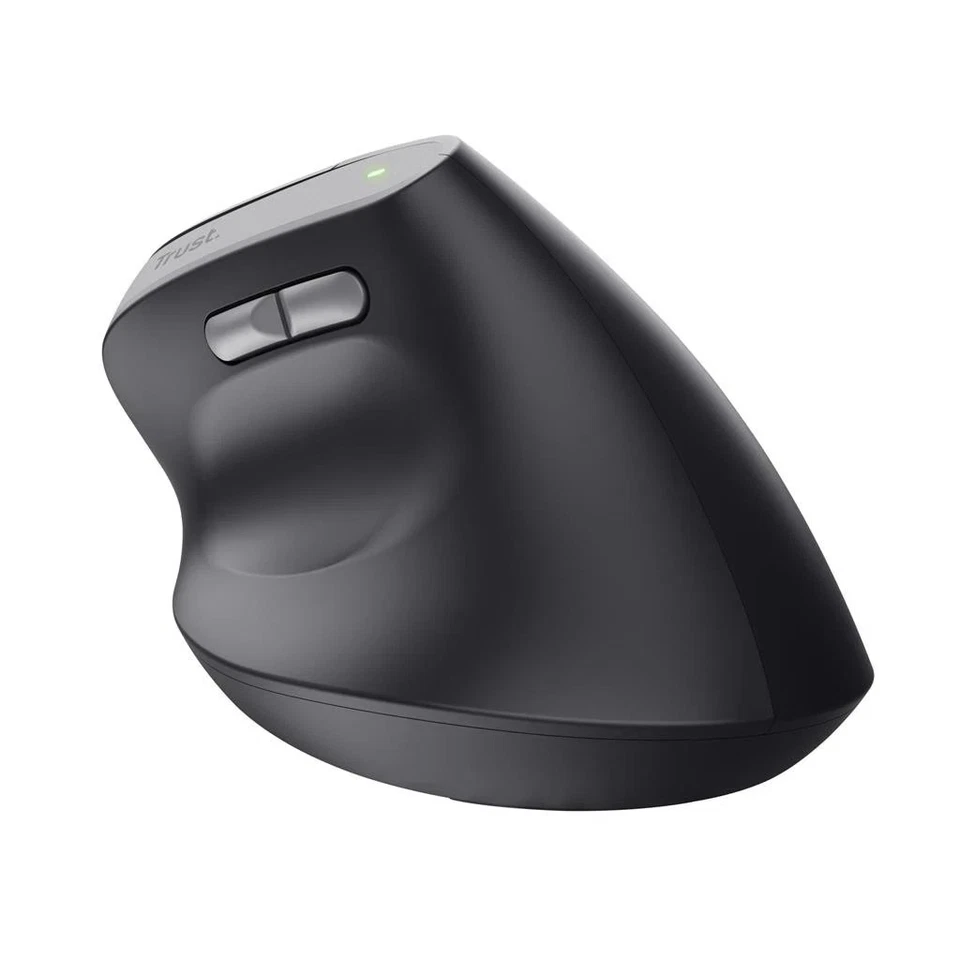Trust TM-270 Right-hand Vertical mouse design Optical RF Wireless 2400 DPI Black - Image 4 of 4