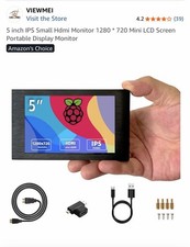 5 inch IPS Small Hdmi Monitor 1280  720 LCD Screen Portable Display Monitor