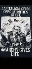 Vintage Anthrax T Shirt Band Tee Anarchy Gives Life MADE IN USA Rare Medium M