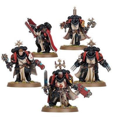 5x Sword Brethren - Black Templars - Warhammer 40k - Neu am Anguss