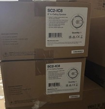 Nice Speakercraft SC2-IC8 Tooless 8" In-Ceiling Speakers PAIR Brand New