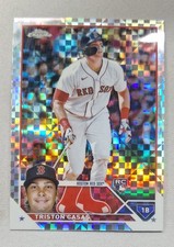 2023 Topps Chrome - Triston Casas #174 X-Fractor (RC)