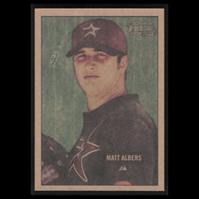 Matt Albers Rookie #205 2005 Bowman Heritage Houston Astros Baseball Card MLB NM. rookie card picture