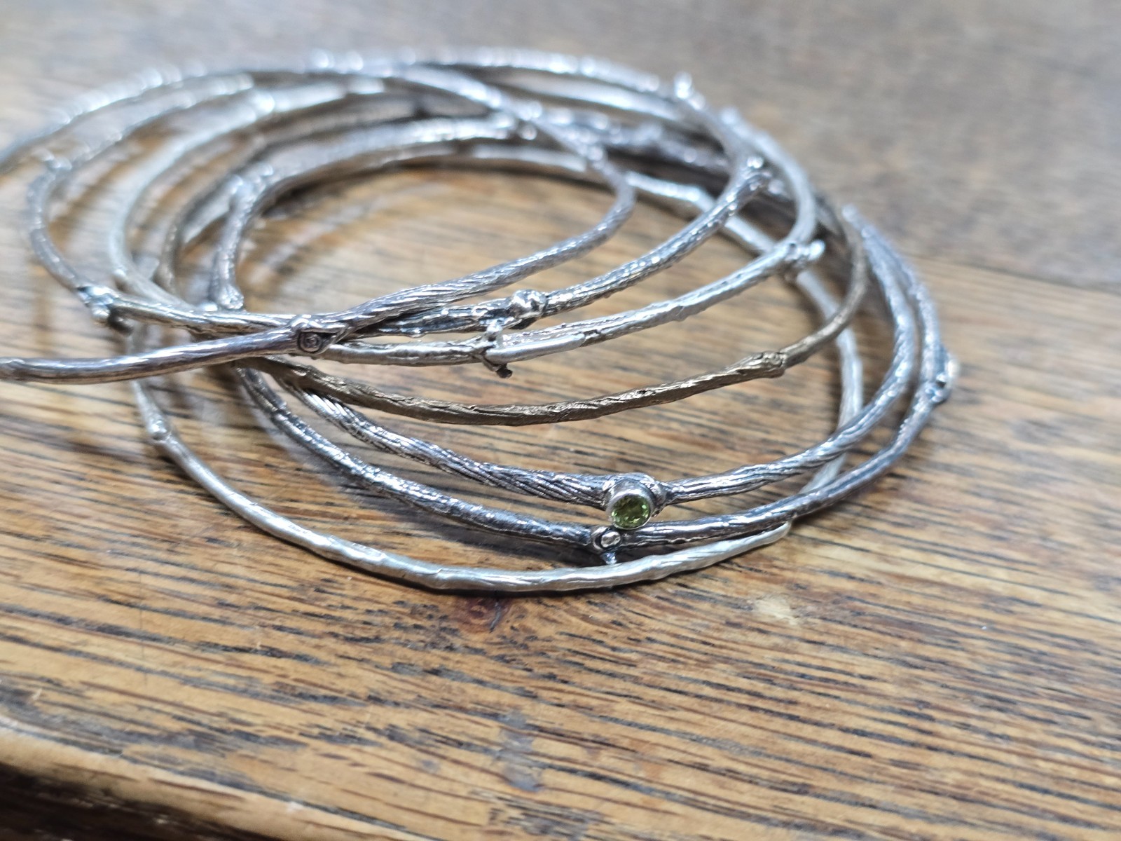 🎀 Sara Blaine 7 Stackable Branch Cuff Bracelets … - image 4