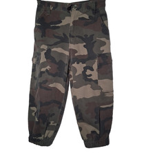 Vintage Ozark Trail Camo Pants Boys Size 16 Cargo Woodland Camouflage Hunt READ
