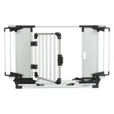 Car Dog Guard barrier designed to allow you use your boot a secure travel kennel