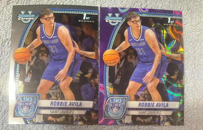 2024-25 Bowman U Chrome - Robbie Avila #61 Purple Lava Refractor+Base Sant Louis