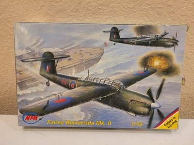 MPM Limited Edition Fairey Barracuda Mk.II #72078 1:72 Scale Open Box - NOS