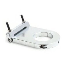 3.5 Chrome Aluminum Steering Column Drop Bracket For 2 Columns Sbc Bbc Hot Rod