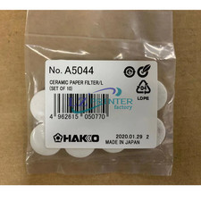 1set=10pcs New For HAKKO Ceramic Paper Filter A5044 Replacement to A1033