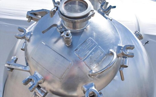 Used Hamilton 500 Gallon Jacketed Tank (Kettle), Full Vacuum / Evaporator - Picture 10 of 14