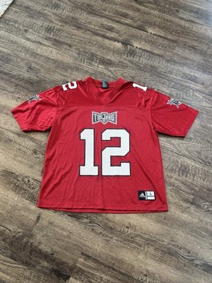 #ad Troy Trojans Jersey Mens Large NCAA Football Adidas Number 12 College Team Shirt $39.99
