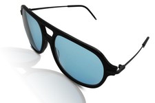 Thom Browne Sunglasses TB-805 B-NVY-GLD - Navy/Gold/Blue