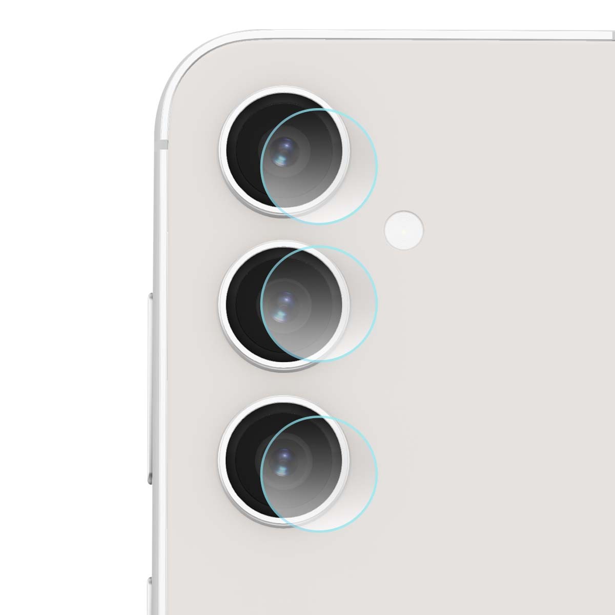 Protection objectif photo Galaxy S23 FE verre 6H pour voyage et vlog