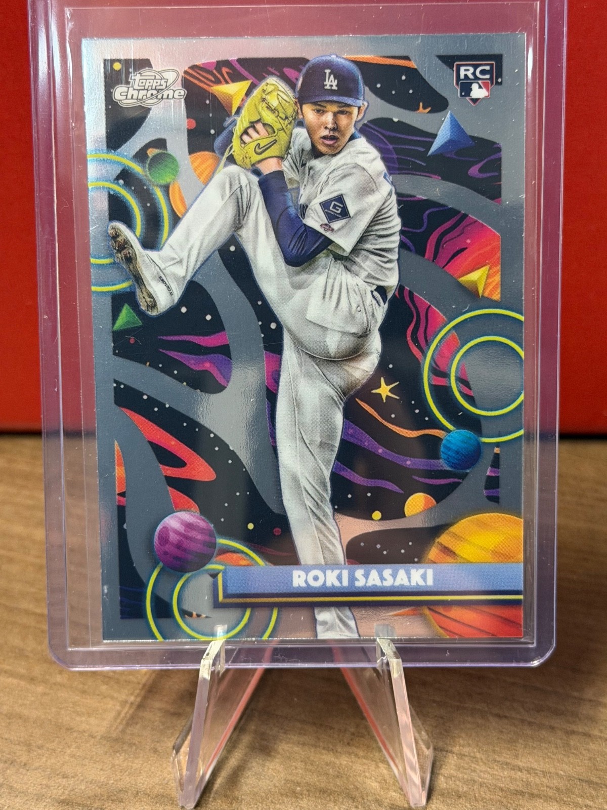 2025 Topps Baseball Cosmic Chrome Roki Sasaki #68 Los Angeles Dodgers