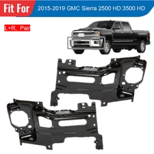 For 2015-2019 GMC Sierra 2500 HD Front Bumper Impact Bar Bracket Pair Left+Right