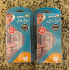 Safety 1st Secure Press Plug Protectors Outlet Covers 24 Pack HS143