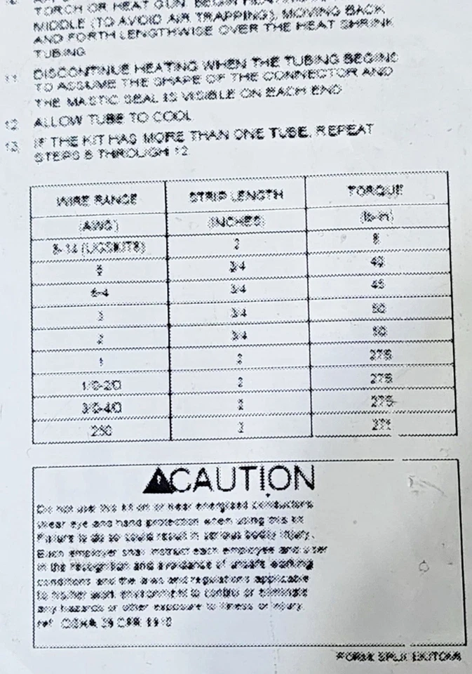 Burndy UGSKIT250 Watertight-Underground Splice Kit, 250 kcmil to 1 AWG Wire - Image 4 of 4