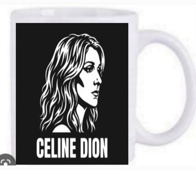 Celine Dion Becher neu und spülmaschinenfest 