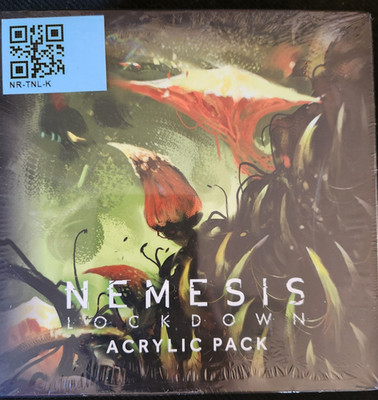 Awaken Realms Nemesis Lockdown Acrylic Token Pack - 53 Tokens and a Storage Bag