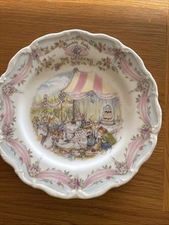 Royal Doulton Bramley Hedge The Wedding Bone China Plate