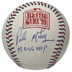 Pedro Martinez Signed 1999 All Star Baseball w/ 99 ASG MVP Beckett Wit BAS COA
