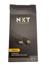 NXT Technologies 7 Foot USB 2.0 Printer Cable Black NX29929