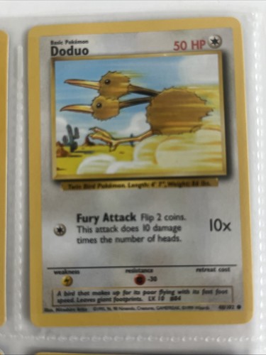 Pokémon Cards Lot of 9 Non-holo Common Basic Vintage - Picture 5 of 12