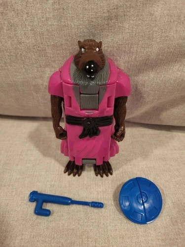 TMNT Road Ready Mutations Splinter Action Figure Complete Vintage 1993