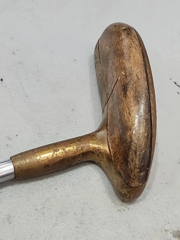 Matzie Marlin Velvet Touch Brass Putter El Segundo Cal RH Steel 35.5” RH Vintage - Image 2 of 4
