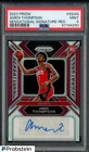 2023 Panini Red Prizm Sensational Signature Amen Thompson RC AUTO 17/99 PSA 9