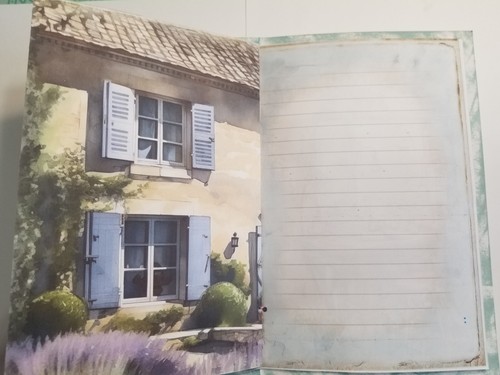 Junk Journal Blank Booklet "ARTIST'S STUDIO" HANDMADE PAINTING LG 8.5"x5.5" 40pg - Picture 8 of 18