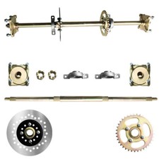 Sprocket Brake Wheel Hub Go Cart 812mm 32" ATV Quad Go Kart Rear Live Axle Kit
