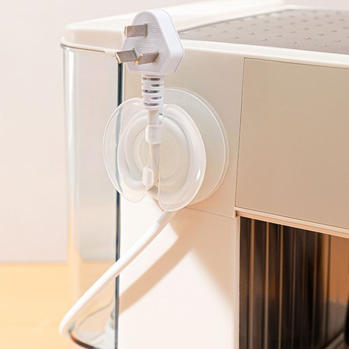 4 pcs Wire Management Round Storage Case Wear-resistant Wire Fixing Clip Desk - Afbeelding 9 van 10