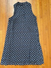Tommy Hilfiger Lined A-Line Dress in Navy Women Size 8