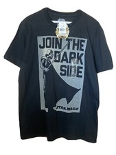 Star Wars  Join The Dark Side  Darth Vader Black T-Shirt Men  s Size Large. New