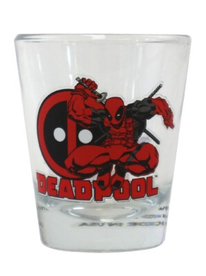 Deadpool Shot Glass Mini Toon Tumbler Marvel Comics New