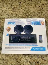 Bluetooth Marine MP3/USB/SD AM/FM Receiver Stereo  5.25  Speaker Kit