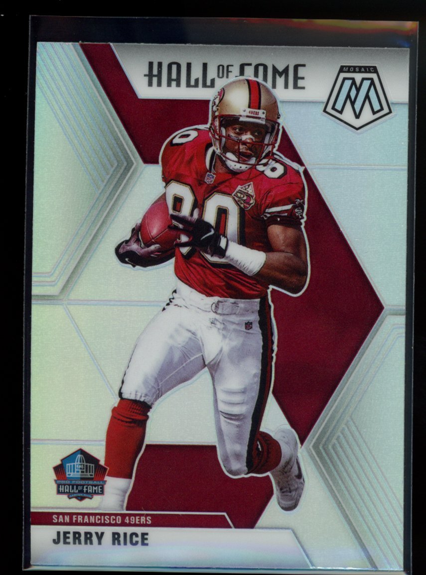2020 Panini Mosaic #287 Jerry Rice Silver Prizm