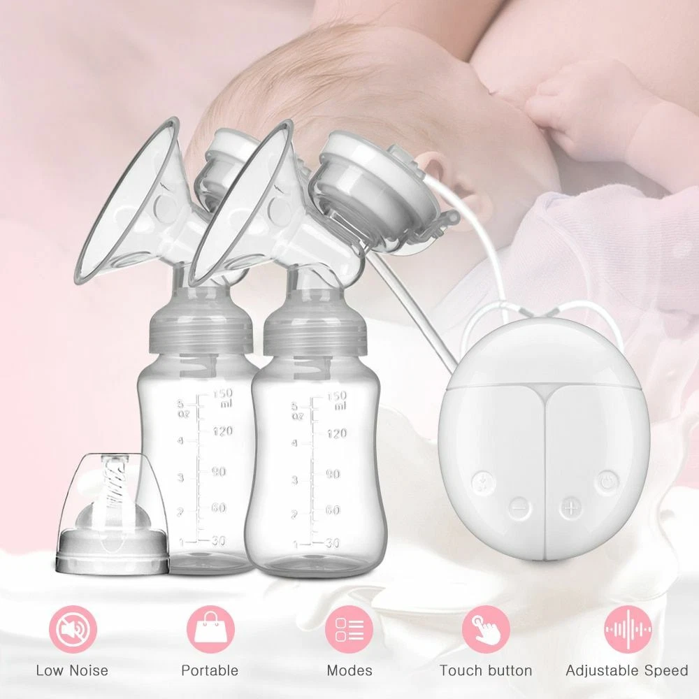 Double Electric Breast Pump Baby Breastfeeding Accessories Suction