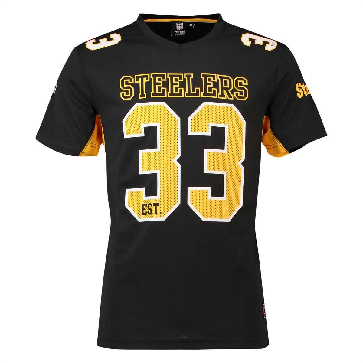 Majestic Pittsburgh Steelers Moro est. 33 mesh jersey NFL T-shirt Majestic Pittsburgh Moro Steelers Moro Pittsburgh est. 33 mesh jersey NFL T-shirt 565bc9