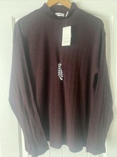 PIERRE CARDIN Men's Cotton Blend Knit Long Sleeve Sweater L NWT 