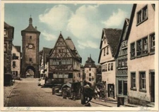 Old postcard postcard Rothenburg Plonlein GERMANY (1077213)