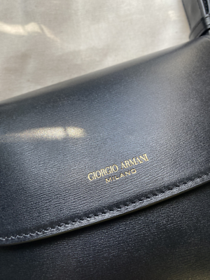 Giorgio Armani La Prima Shoulder Bag [Small Palmellato-Leather] | eBay